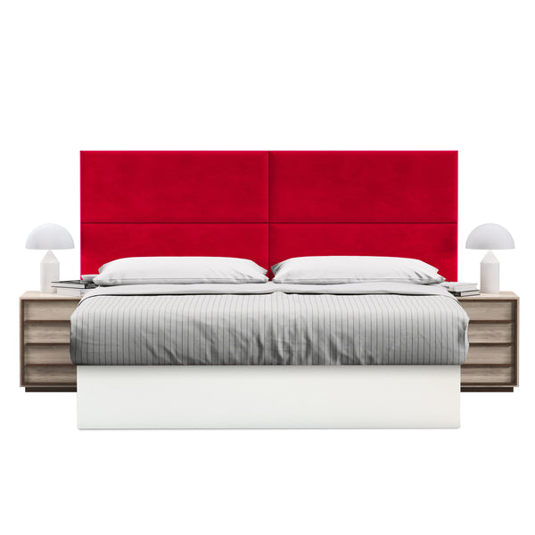 Masterpiece Upholstered Wall Panels Headboard - Set of 4 - Easy Assembly