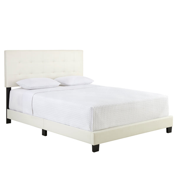 Roma Faux Leather Upholstered Platform Bed