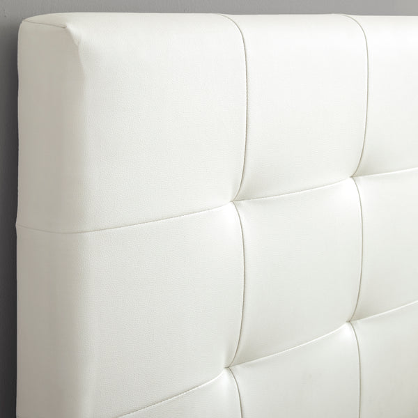 Roma Faux Leather Upholstered Platform Bed