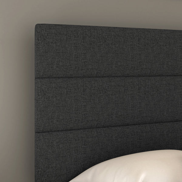 Sicily Linen Upholstered Platform Bed