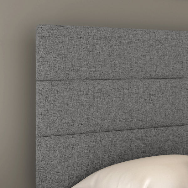Sicily Linen Upholstered Platform Bed