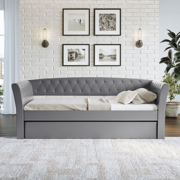 New Castle Linen / St Ives Faux Leather / Kendal Velour - Trundle Bed