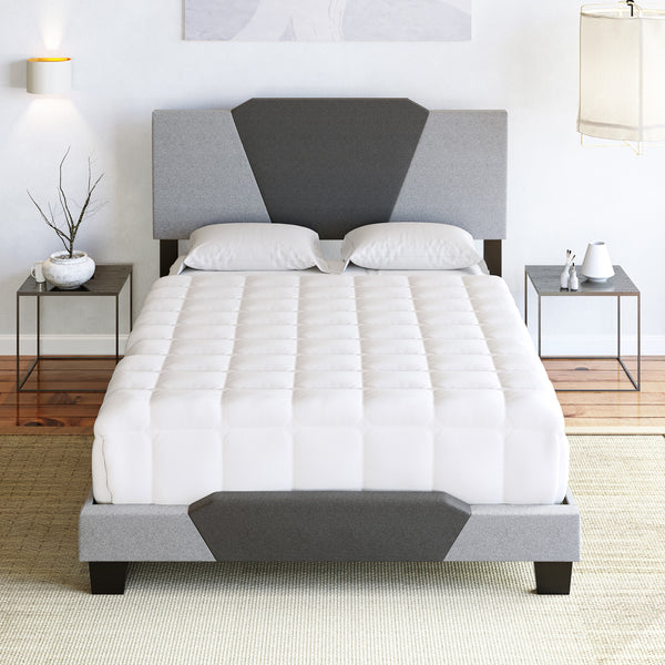 Tuscany Linen Upholstered Bed