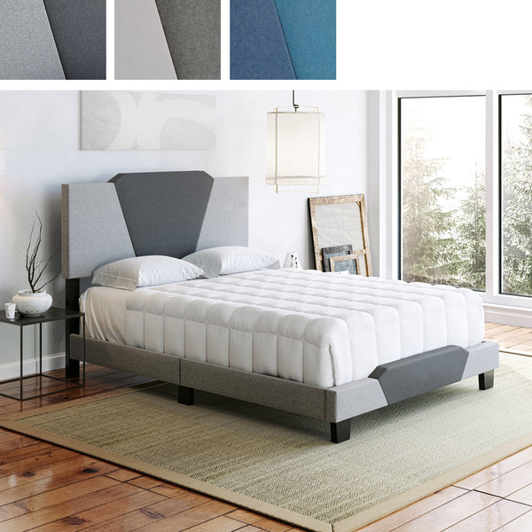 Tuscany Linen Upholstered Bed