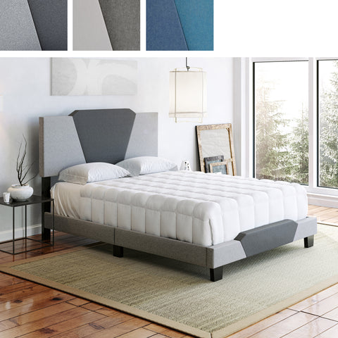 Tuscany Linen Upholstered Bed