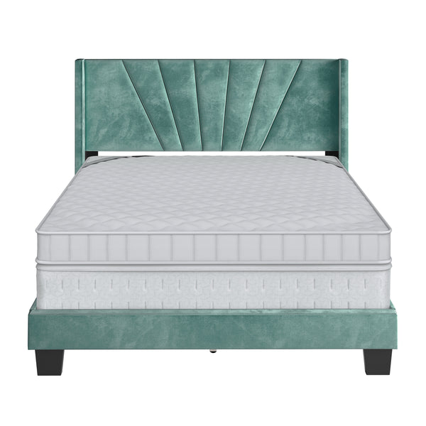 Valencia Velour Upholstered Bed