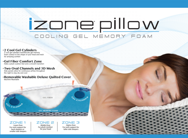 iZone™ Gel Memory Foam Pillow