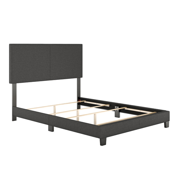 Milan Upholstered Linen Bed