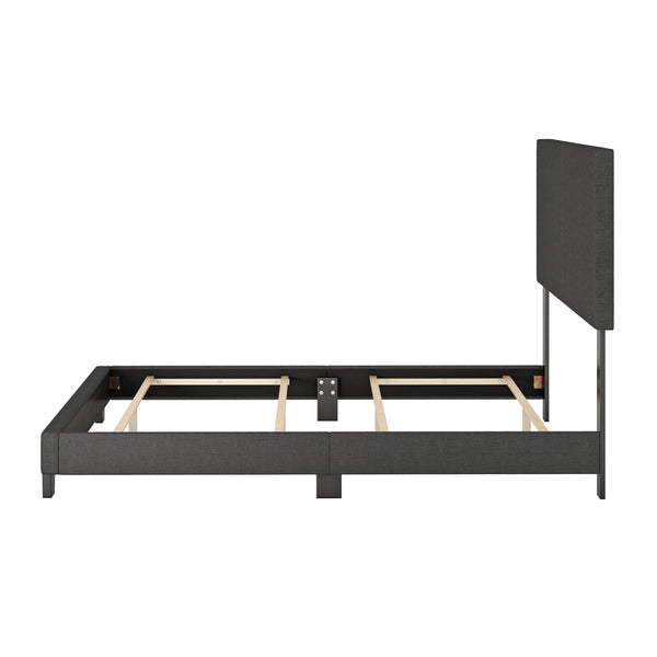 Milan Upholstered Linen Bed