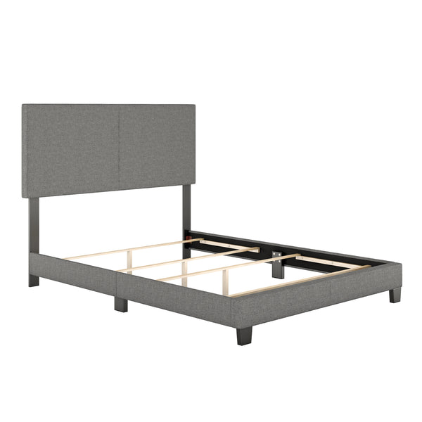 Milan Upholstered Linen Bed
