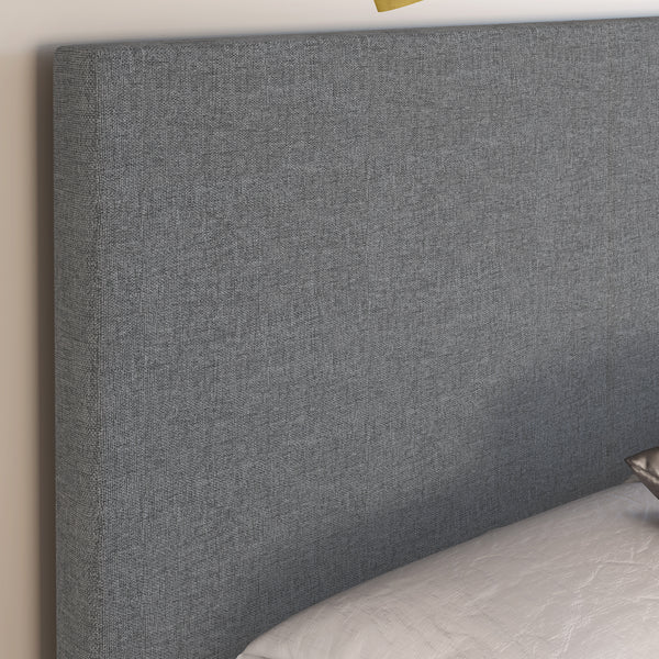 Milan Upholstered Linen Bed