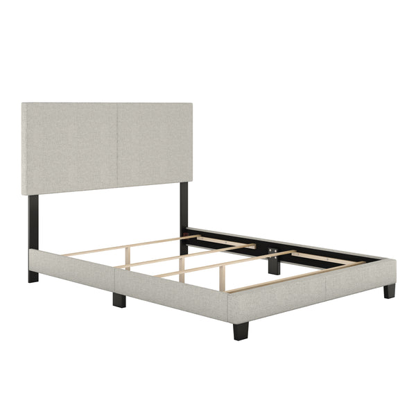 Milan Upholstered Linen Bed