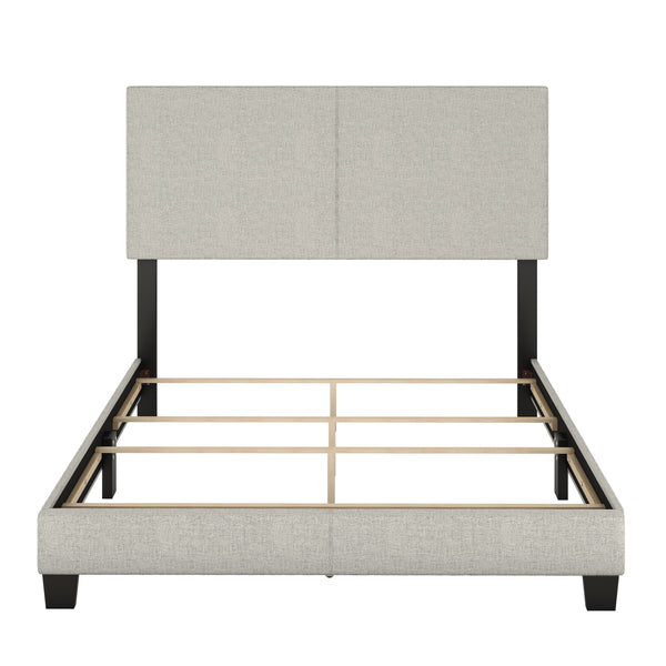 Milan Upholstered Linen Bed