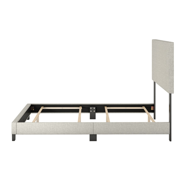 Milan Upholstered Linen Bed
