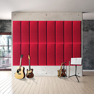Masterpiece Upholstered Wall Panels Headboard - Set of 4 - Easy Assembly